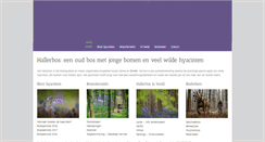 Desktop Screenshot of hallerbos.be